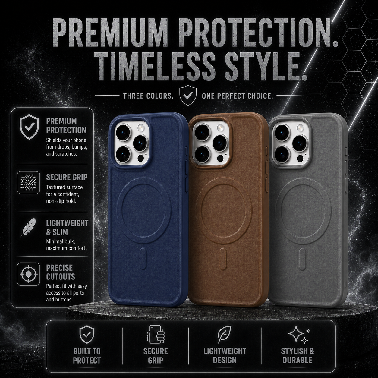 Luxe Magnetic Case Compatible with iPhone