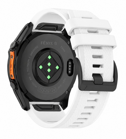 Rugged Silcone Strap Compatible with Garmin Watch