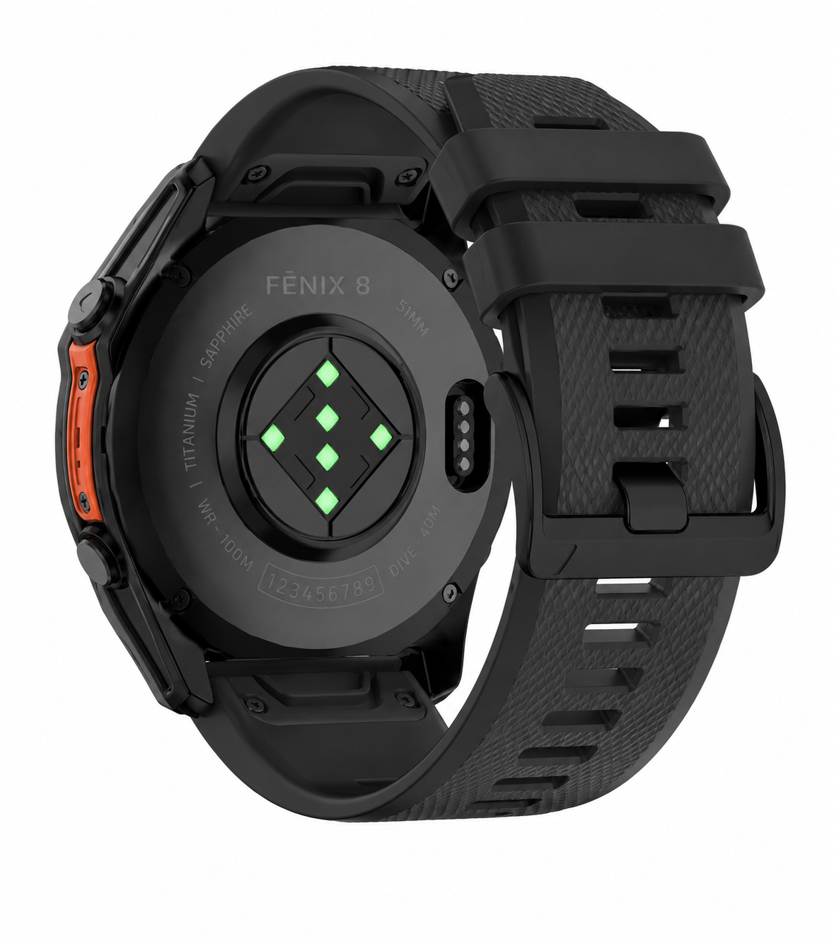 Rugged Silcone Strap Compatible with Garmin Watch