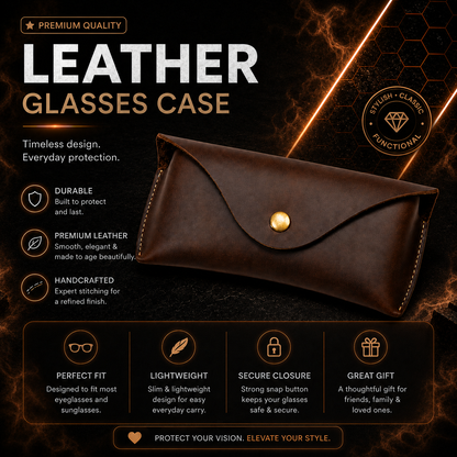 Leather Sunglasses Case