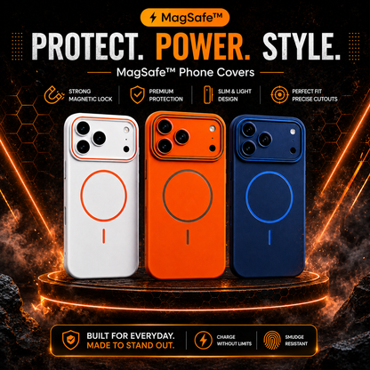 Magnetic Silicone Armour Case Compatible with iPhone