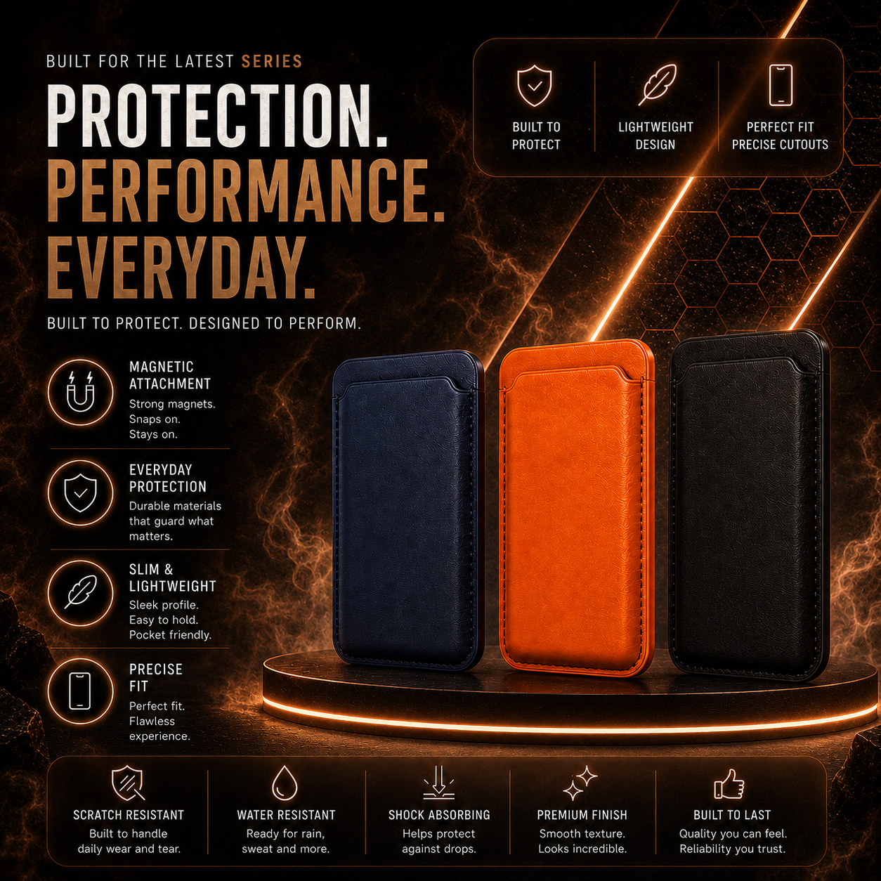 Premium Magnetic Wallet