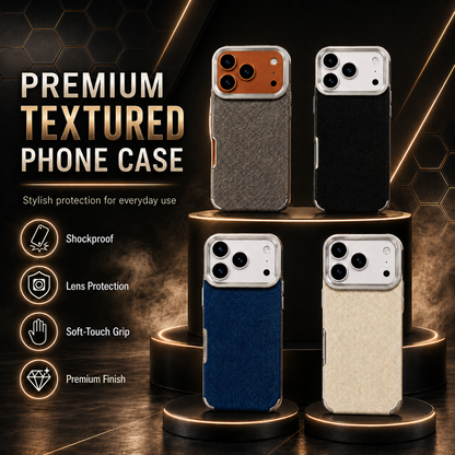Signature Texture Case Compatible with iPhone