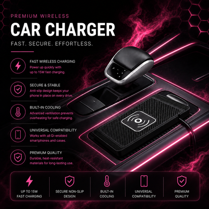 Wireless Car Charger Mat