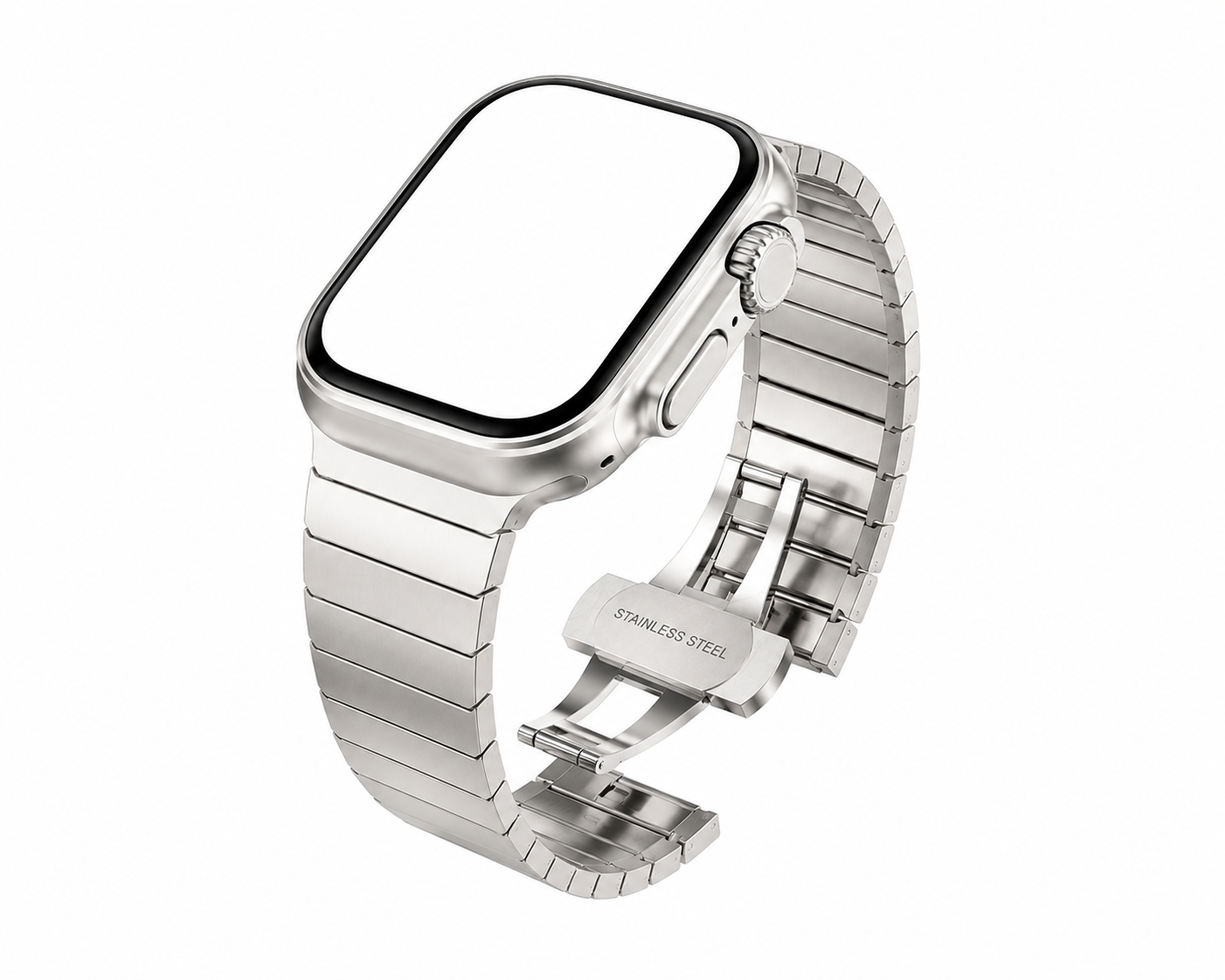 ZenoX Silver Stainless Steel Watch Band