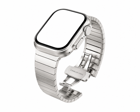 ZenoX Silver Stainless Steel Watch Band