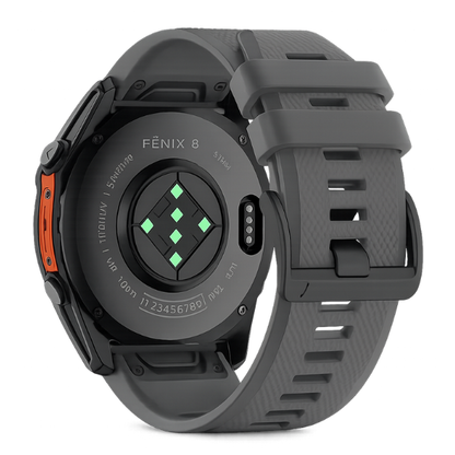 Rugged Silcone Strap Compatible with Garmin Watch