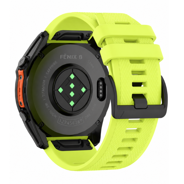 Rugged Silcone Strap Compatible with Garmin Watch