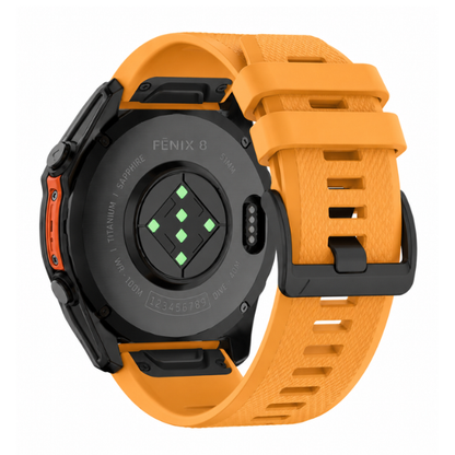 Rugged Silcone Strap Compatible with Garmin Watch